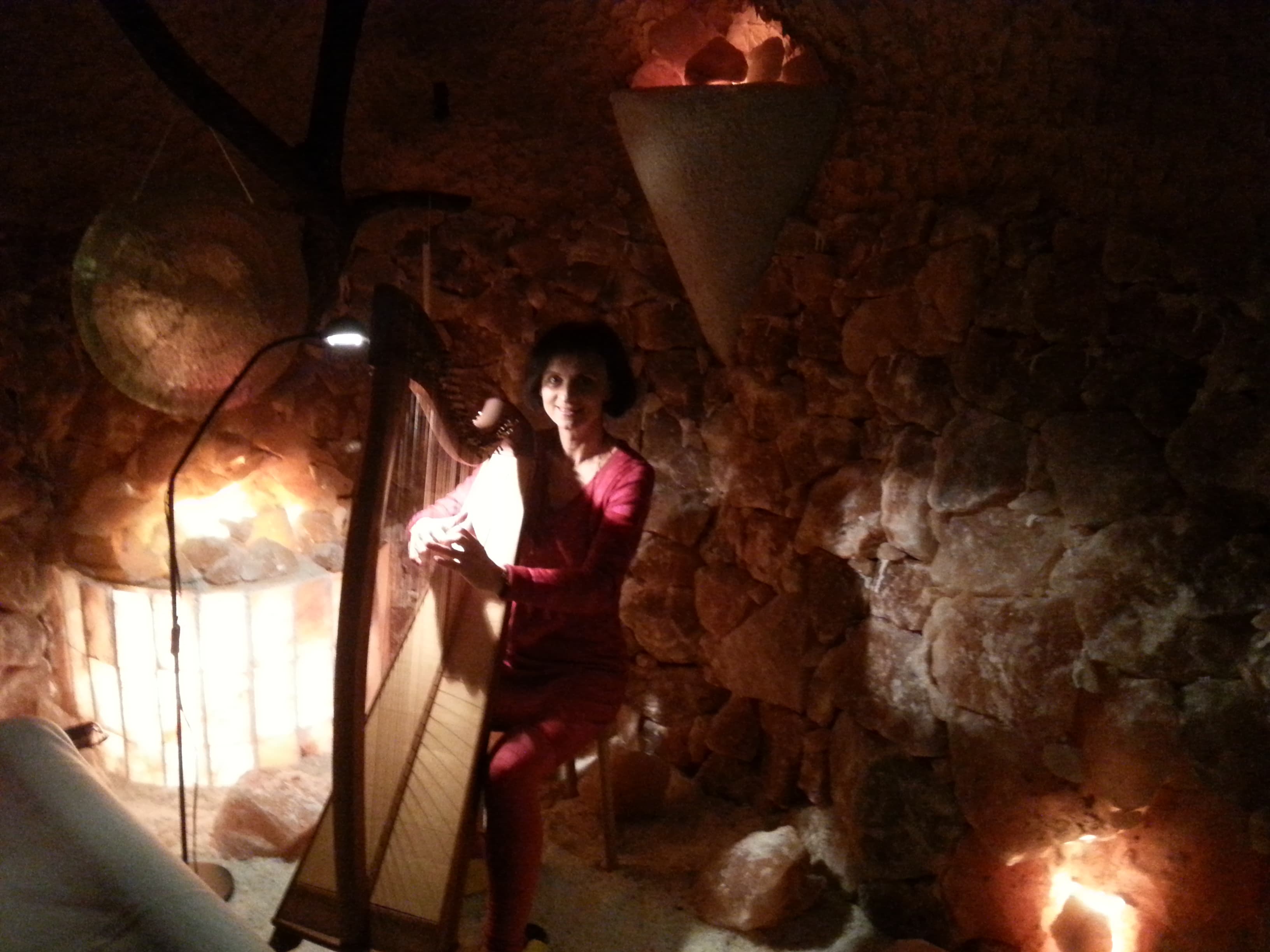 Harfenklang & die 4 Elemente in der Salzgrotte